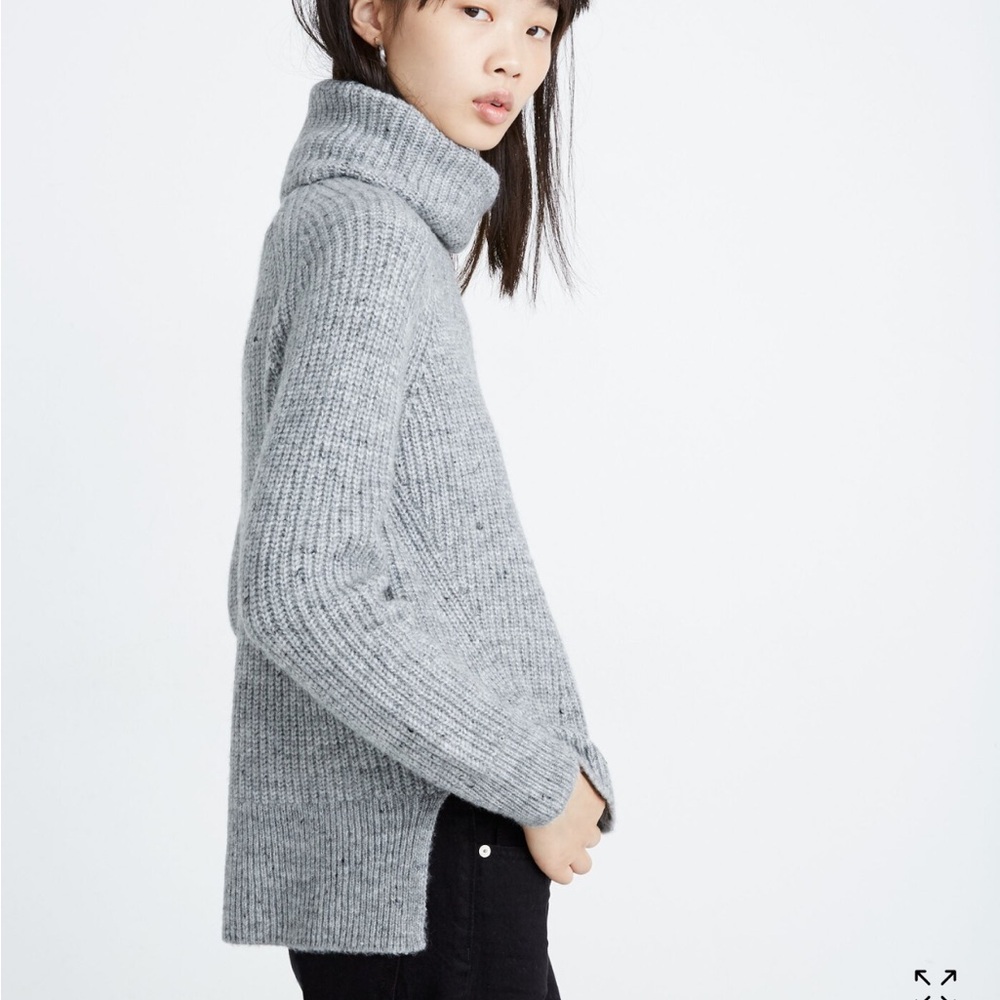 Madewell Donegal Mercer Turtleneck Sweater in Coziest Yarn - Picture 2 of 11